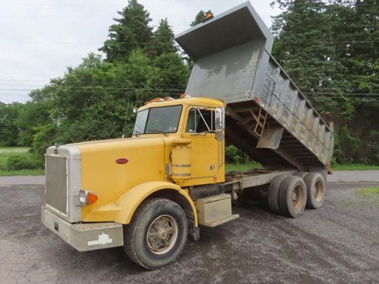 1988 PETERBILT Model 357 Tandem Axle Dump Truck, VIN# 1XPALB0X3JN264708, powered by Cat 6 cylinder
