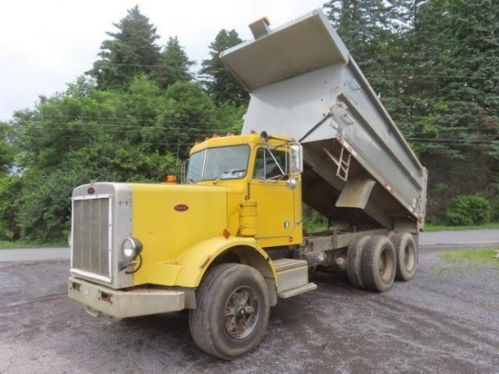 1986 PETERBILT Model 359 Tandem Axle Dump Truck, VIN# 1XP9LB0X0GN201822, powered by Cat 3406B, 350HP