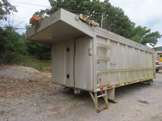 2002 BAXTER BUILT 18'4" Insulated Aluminum Dump Body, s/n 404, equipped with electric sliding tarp