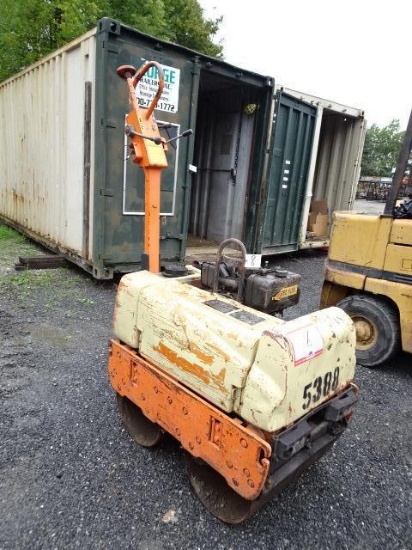 MQ Model MRH800DS2 Double Drum Walk Behind Roller, s/n N4081, powered by Yanmar 1 cylinder diesel