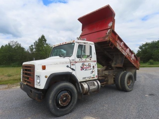 1988 INTERNATIONAL Model S1900 Single Axle Dump Truck, VIN# 1HTLDTVNXJH552053 (from registration),