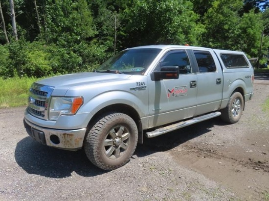 2013 FORD Model F-150, 4x4 Crew Cab Pickup Truck, VIN# 1FTFW1ET1DFD98159, powered by 3.5L Ecoblast