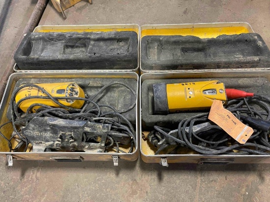 SPECTRA PHYSICS Dialgrade 1160 and Dialgrade 1150 Pipe Lasers, with mounting frames