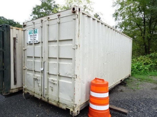 8' x 20' Storage Container, with parts (See Inventory)