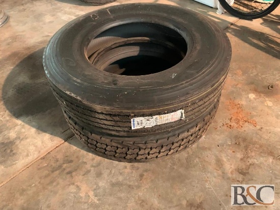 (2) 11R/24.5 Tires - Like New