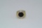 14K Yellow Gold with round diamonds and Onyx 14K Yellow Gold with approximately 10 small round diamo