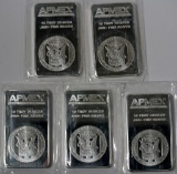 10 troy ounce silver bars Bar Highlights:  Contains 10 oz of .999 fine Silver.  Bars may or may not