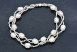 Freshwater White 3 Strand Bracelet Freshwater White 3 Strand Bracelet. This beautiful three strand b