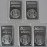 10 troy ounce silver bars Bar Highlights:  Contains 10 oz of .999 fine Silver.  Bars may or may not