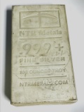 100 troy ounce silver bar NTR Metals, which stands for â€œNorthern Texas Refiningâ€ produces high q