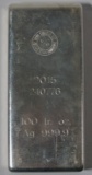 100 troy ounce silver bar Royal Canadian Mint is one of the few mints in the world that produce .999