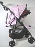 Pet Gear Happy Trails No Zip Pet Stroller 