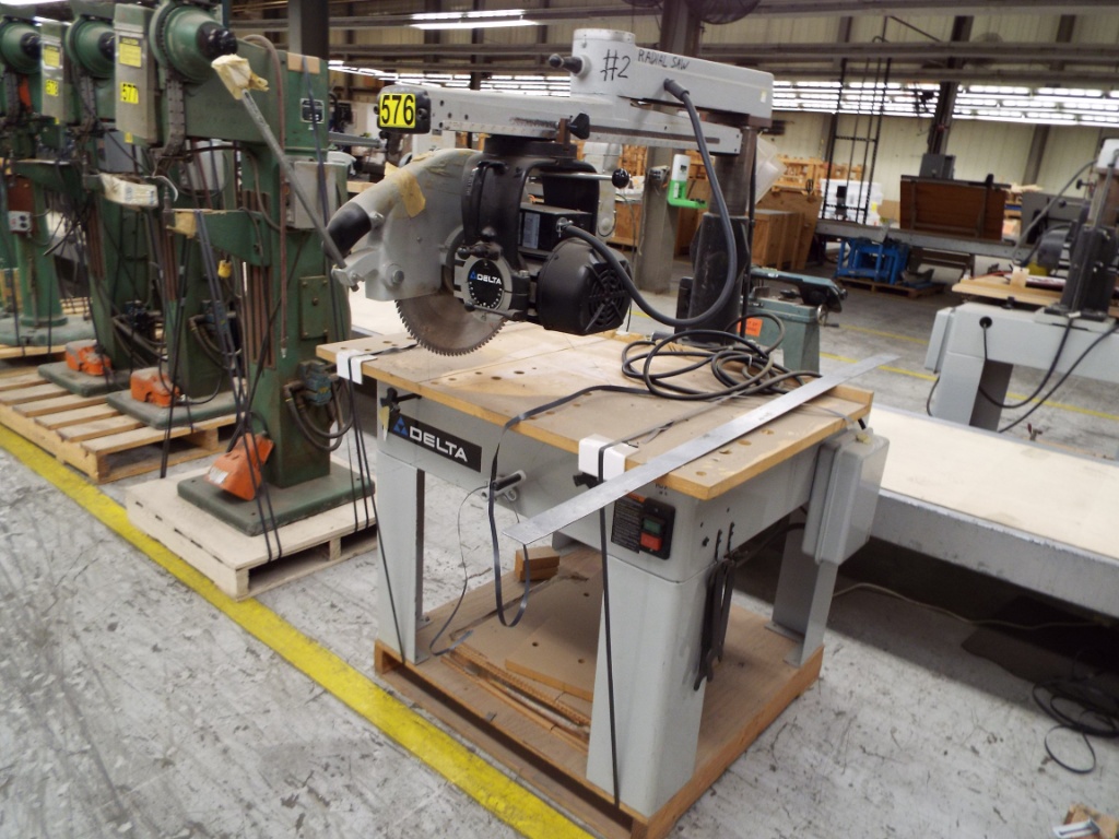 Delta Radial Arm Saw, 240/480, 3 phase 