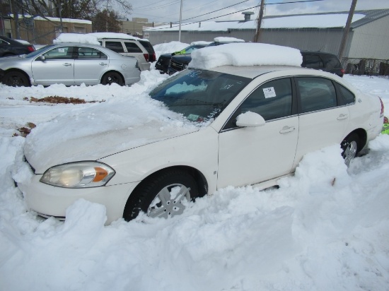 "09 Chevrolet Impala  4DSD WH 6 cyl  Started with Jump on 2/11/21 AT PB PS R AC PW VIN: 2G1WB57K4913