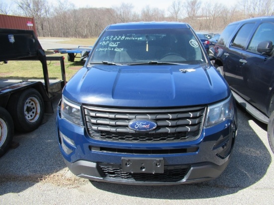 "16 Ford Explorer   BL 6 cyl  4X4; Started with Jump on 3/23/21 AT PB PS R AC PW VIN: 1FM5K8AT1GGC07