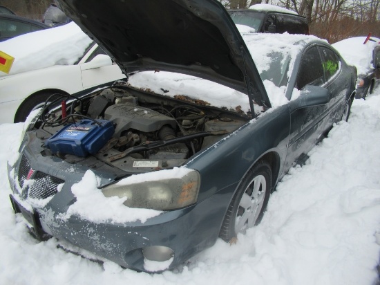 "07 Pontiac Grand Prix  4DSD GY 6 cyl  Started with Jump on 2/26/2021 AT PB