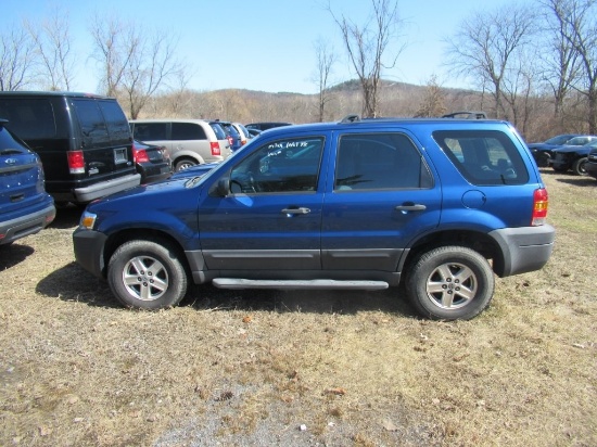 07 Ford Escape  Subn BL 4 cyl  Did not Start on 3/22/21 AT PB PS R AC PW VIN: 1FMYU02Z47KA34598; Def