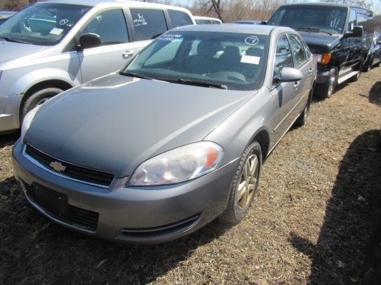 07 Chevrolet Impala  4DSD GY 6 cyl  Started with Jump on 3/22/21 AT PB PS R AC PW VIN: 2G1WB58K07939