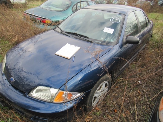 02 Chevrolet Cavalier  4DSD BL 4 cyl  CNG; Blown Motor; Did not start on 12