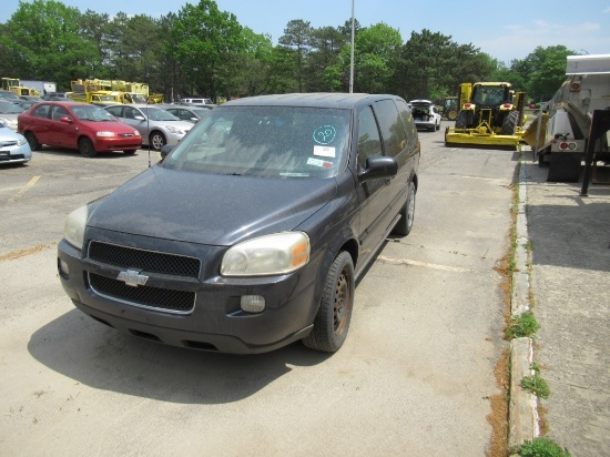 08 Chevrolet Uplander  Subn GY 6 cyl  Did not Start on 5/28/21 AT PB PS R A