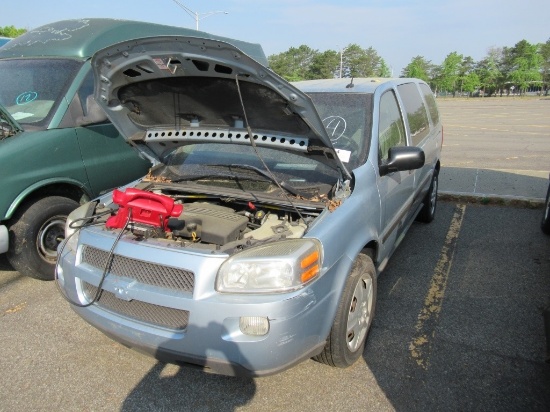 07 Chevrolet Uplander  Van BL 6 cyl  WAITING ON NEW TITLE; Did not Start on