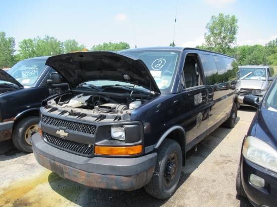 08 Chevrolet Express  Van BL 8 cyl  Did not Start on 6/8/21 AT PB PS R VIN: 1GAHG39K181166627; Defec