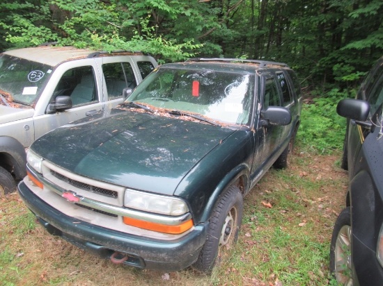 04 Chevrolet Blazer  Subn GR 6 cyl  4X4; Did not Start on 7/7/21 AT PB PS R AC PW VIN: 1GNDT13X54K16