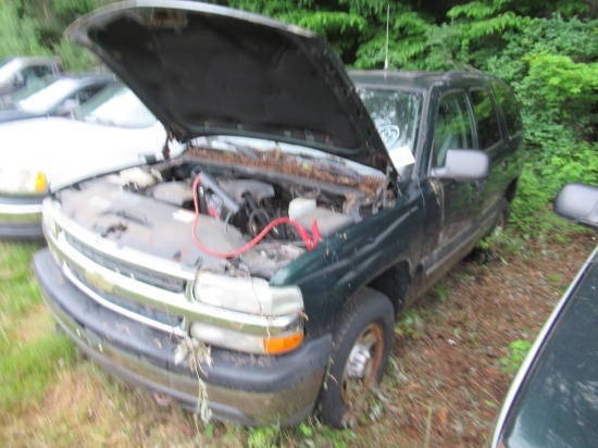 04 Chevrolet Tahoe   GR 8 cyl  4X4; Did not Start on 7/7/21 AT PB PS R AC PW VIN: 1GNEK13Z24J295058;