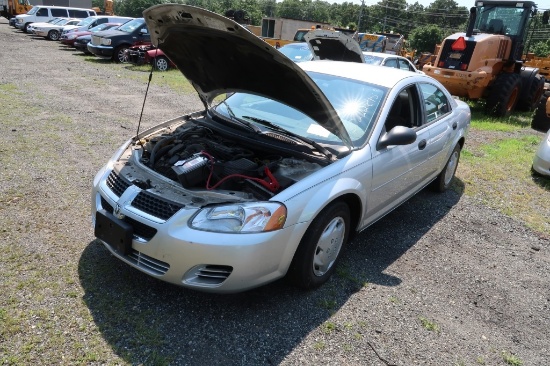 "04 Dodge Stratus  4DSD GY 4 cyl AT PB PS R AC PW VIN: 1B3EL36X74N237338; Defects: Body Damage; SEIZ