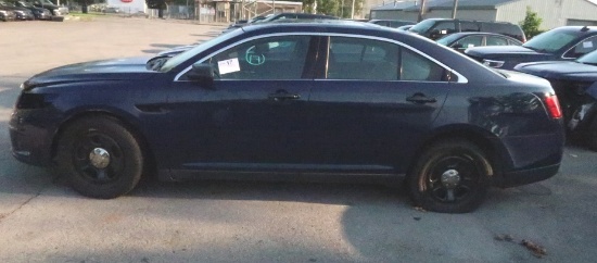 "15 Ford Taurus  4DSD BL 6 cyl  No Headlights; Started w Jump on 8/25/21 AT PB PS R AC PW VIN: 1FAHP