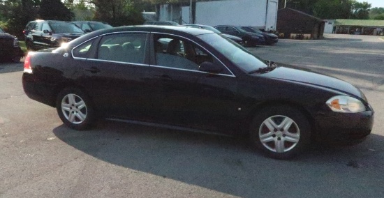 "09 Chevrolet Impala  4DSD BK 6 cyl  Started w Jump on 8/25/21 AT PB PS R AC PW VIN: 2G1WB57K0913205