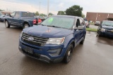 16 Ford Explorer  Subn BL 6 cyl  4X4; Started w Jump on 9/8/21 AT PB PS R AC PW VIN: 1FM5K8AT2GGC077