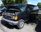 06 Ford E350 Club Wagon  Subn BK 10 cyl  Started w Jump on 9/8/21 AT PB PS R AC PW VIN: 1FBNE31S26DA