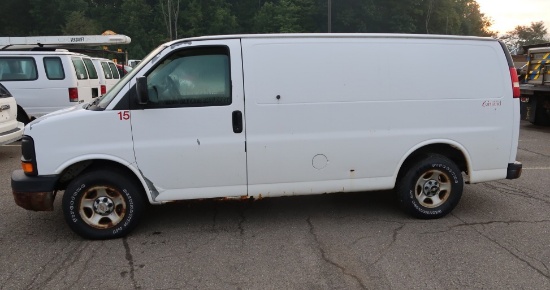 05 Chevrolet G1500 Express  Van WH 6 cyl  Did not start on 9/14/21 AT PB PS