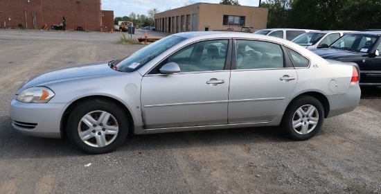 06 Chevrolet Impala  4DSD GY 6 cyl  Started w Jump on 9/21/21 AT PB PS R AC PW VIN: 2G1WB58KX6934618