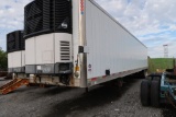 06 Utility Trailer; 48 feet; White.Defects: Frame rotted in parts; Refridgeration unit broken; will 