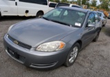 07 Chevrolet Impala  4DSD GY 6 cyl  Did not Start on 9/21/21 AT PB PS R AC PW VIN: 2G1WB58K879280072