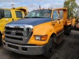 07 Ford F650  Dump YW 6 cyl  Diesel; Did not Start on 9/21/21 PB PS R AC VIN: 3FRWW65A27V488692; Def