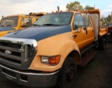 07 Ford F650  Dump YW 6 cyl  Diesel; Did not Start on 9/21/21 AT PB PS R AC VIN: 3FRWW65A17V488683;