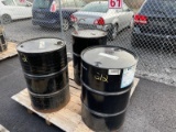 3-55 Gal Drums, Not Full, Labeled Defend All Heav 3-55 Gal Drums, Not Full, Labled Defend All Heavy