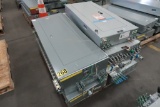 Lot of (6)  Various  Schneider Electric  Panelboard  with breakers and (2) Siemens  Electric  Breake