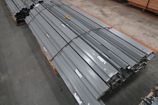 Pallet of Grey Metallic Door Frames - 84 1/2" Sides