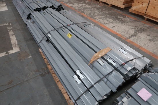 Pallet of Grey Metallic Door Frames - 84 1/2" Sides