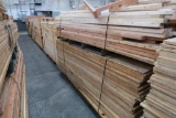 Lot of (8) Pallets of Wood 8 ft  2 in x 4in & 21 in; 8 ft x 2 ft Plywood and 7 ft x 2 ft Frames