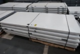 Lot of (10) White Metallic Doors - 83 1/8