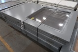 Lot of approx. (10)  Grey Metallic Doors with Window - 83 1/8