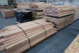 Lot of (7) Pallets of Wood   8 ft 2 in x 4in; 8 ft x 2 ft Plywood and 7 ft x 2 ft Frames