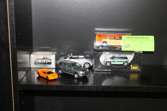 Miscellaneous die cast toys including Polizei, Lamborghini and others