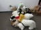 Collection of miscellaneous stuffed animals