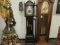 Colonial grandfather clock, #1744 Native with weights and pendulum, height